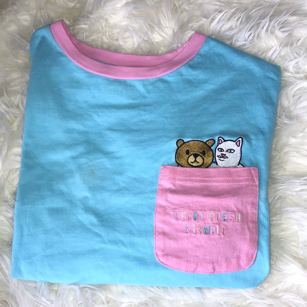 teddy fresh x ripndip collaboration tee